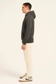 Charcoal Oversized Casual Pullover Hoodie