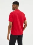Mens Red Half Sleeve Polo T-Shirt