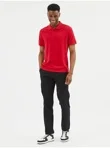 Mens Red Half Sleeve Polo T-Shirt