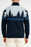 Mens Navy Kuhmo Festive Christmas Jumper