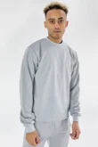 Mens Grey Sweatshirt And Jogger Set