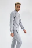 Mens Grey Sweatshirt And Jogger Set