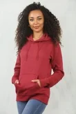 Wine Oversized Pullover Hoodie