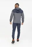 Slate Grey Hooded Softshell Windbreaker and Jogger Tracksuit Set