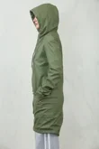 Olive All Season Waterproof Hooded Raincoat Jacket
