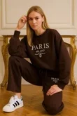 Brown Paris Milano Oversized Loungewear Co-Ord Set