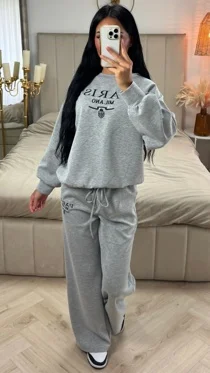 Grey Paris Milano Oversized Loungewear Co-Ord Set