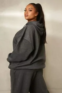 Charcoal Oversized Pullover Hoodie