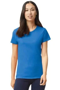 Royal Blue Design Ultimate T-Shirt With Crew Neck