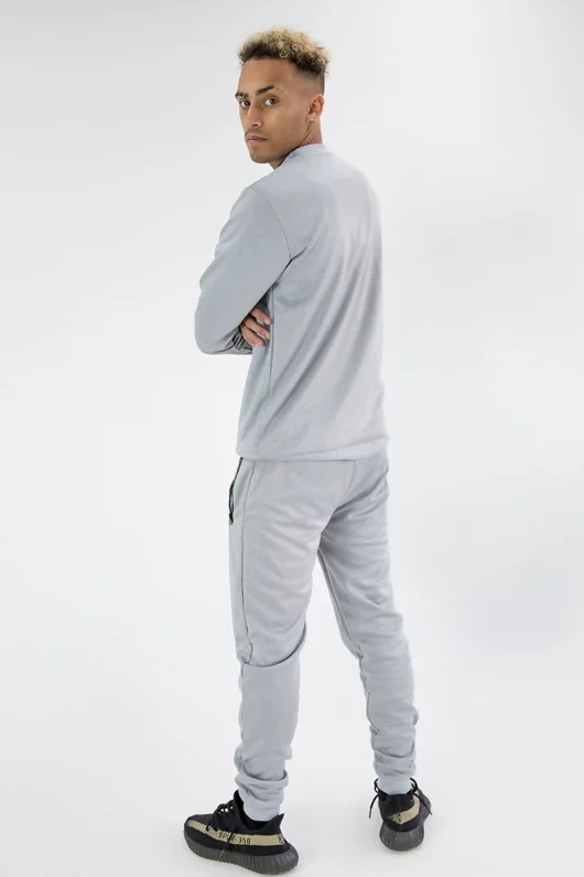 Mens Grey Sweatshirt And Jogger Set