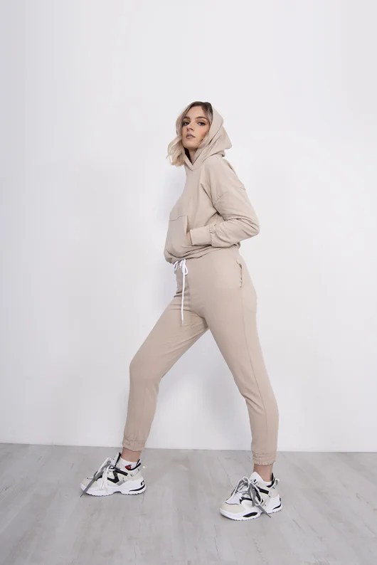 cropped hoodie and jogger set