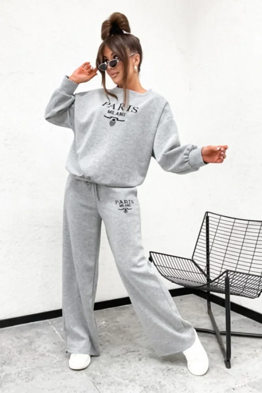 Grey Paris Milano Oversized Loungewear Co-Ord Set